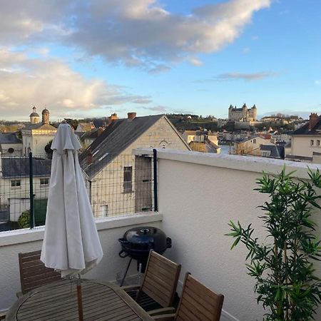 La Terrasse Saumuroise - Vue Chateau & Loire Екстериор снимка
